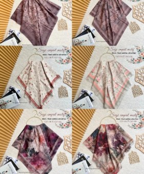 Hijab segi empat motif
